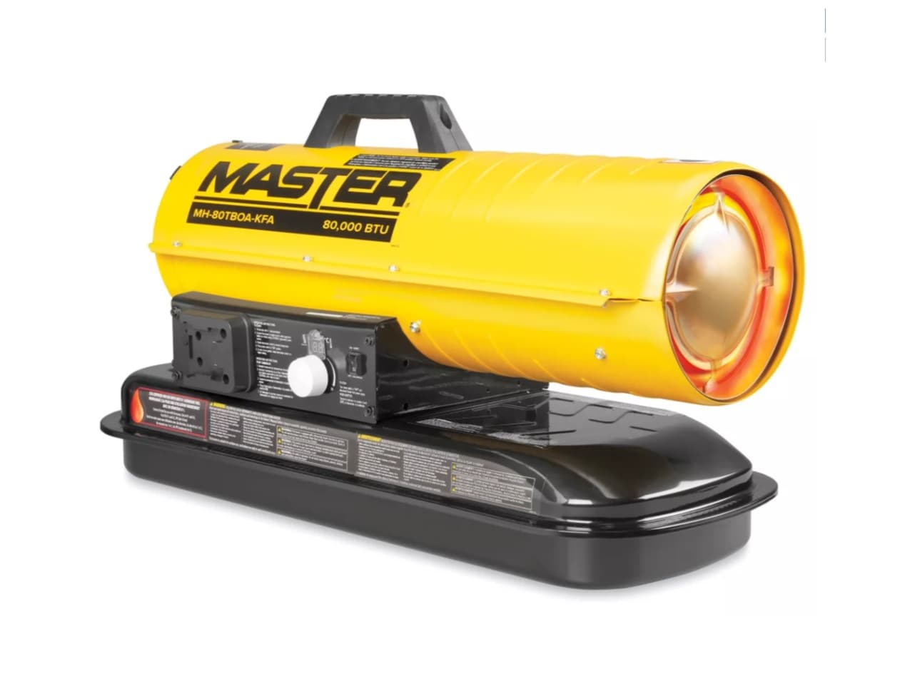 Master MH-80TBOA-KFA 80,000 BTU Portable 120V or Battery Diesel/Kerosene Space Heater Third Image