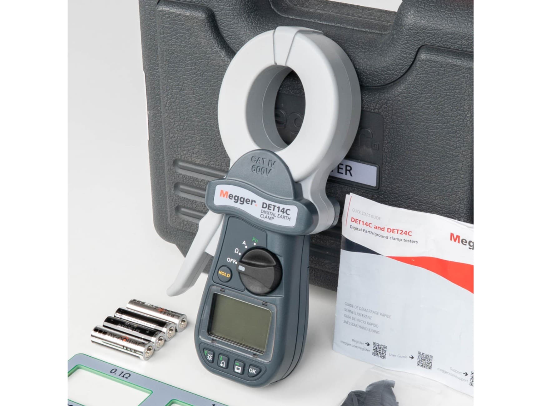 Megger DET14C Digital Earth Clamp-On Ground Resistance Meter for Rent Second Image