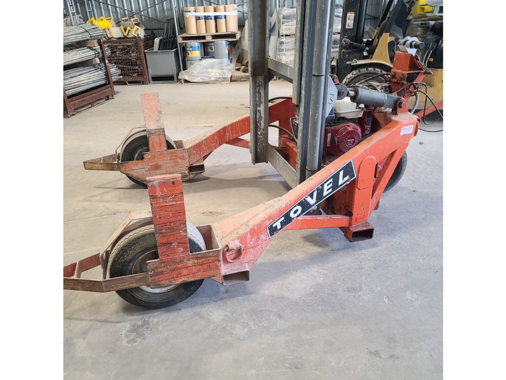 Tovel TS-3-15 Walk-Behind Pallet Jack - 3000lb Capacity Third Image