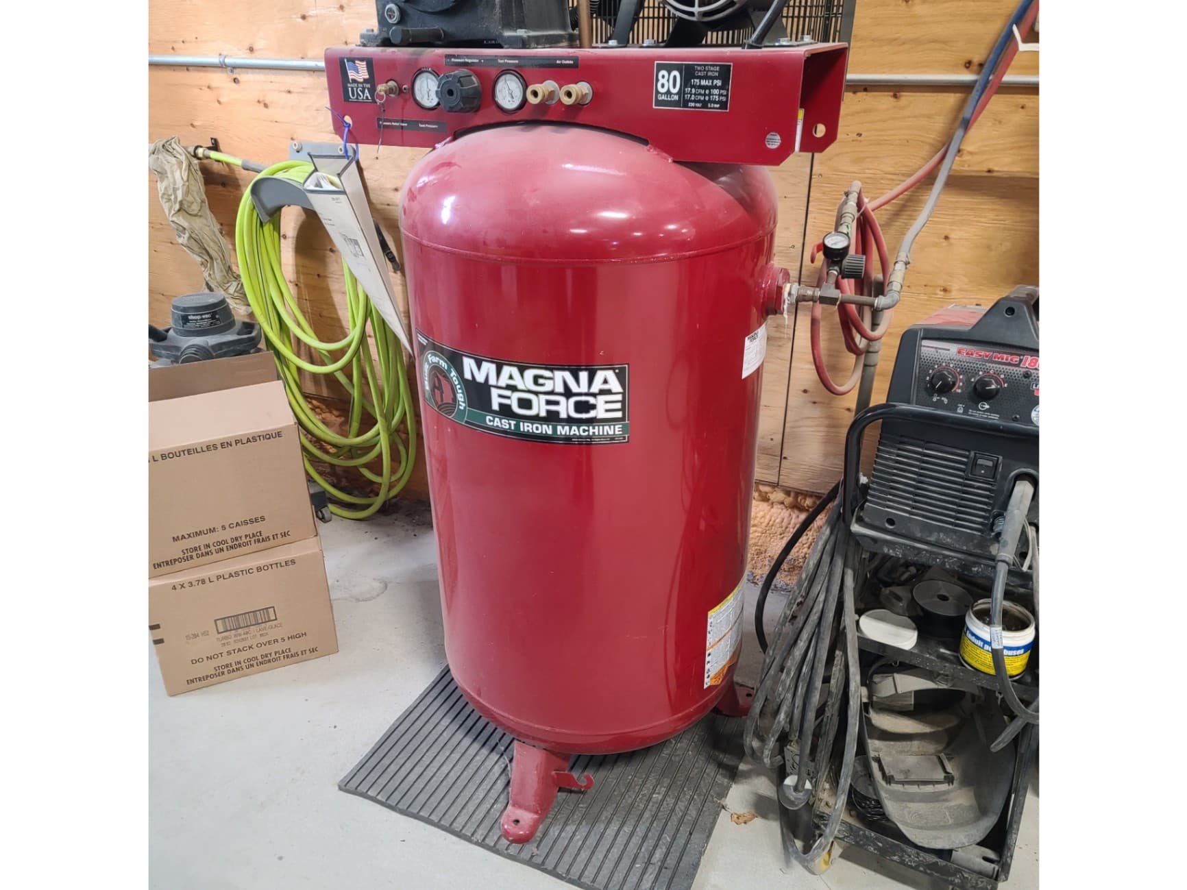 Magna Force MV5048055 17.9 cfm Electric 80 gal Air Compressor Second Image