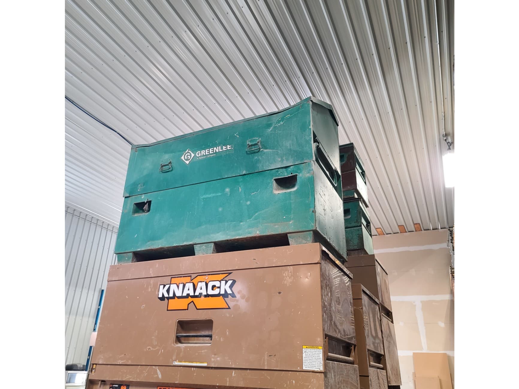 Job Site Boxes - Knaack and Others Available for Rent Second Image