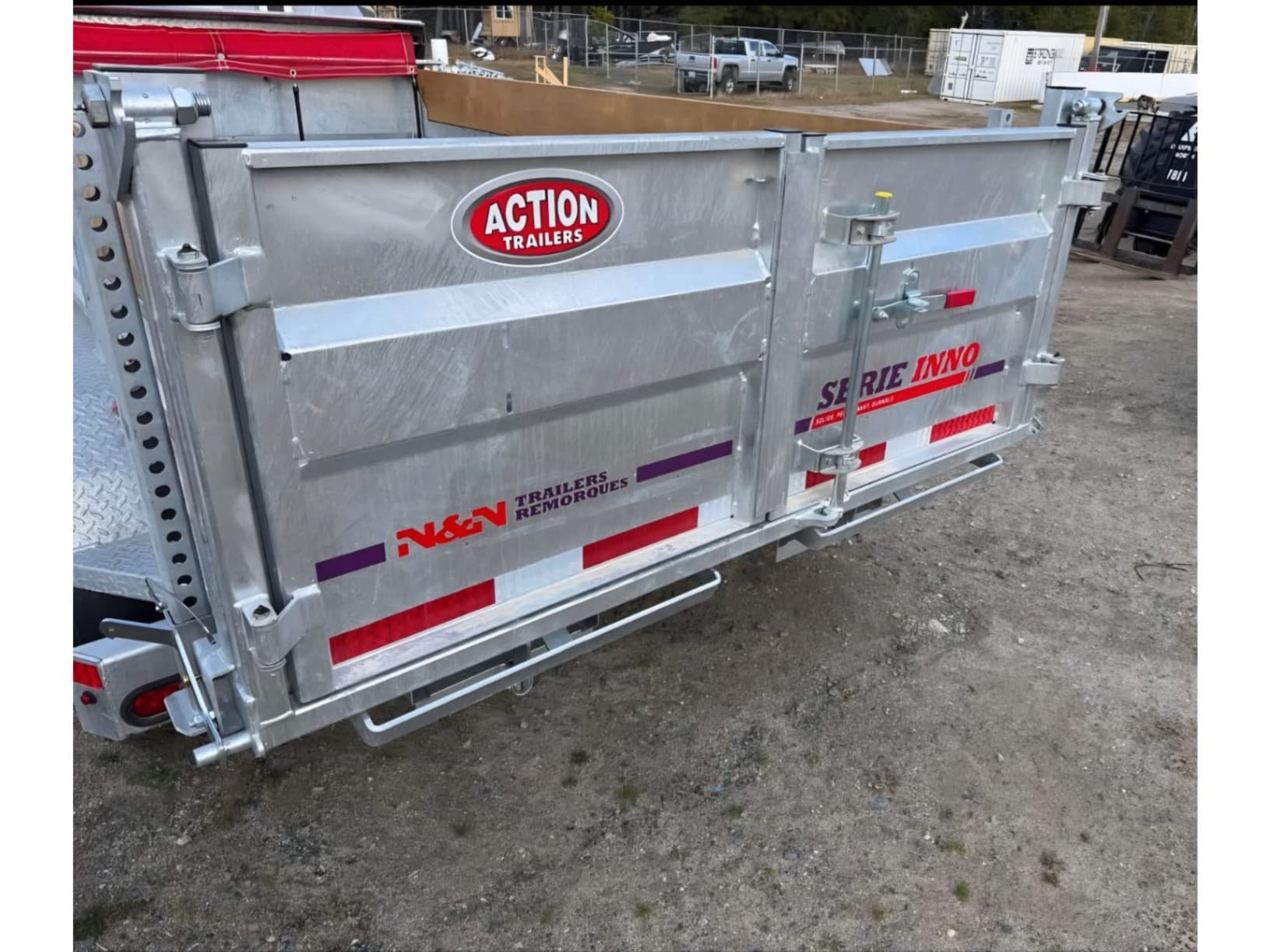 2025 6x12' 5 ton 10,000lbs gvwr Tandem Axle Dump Trailer with Ramps Third Image