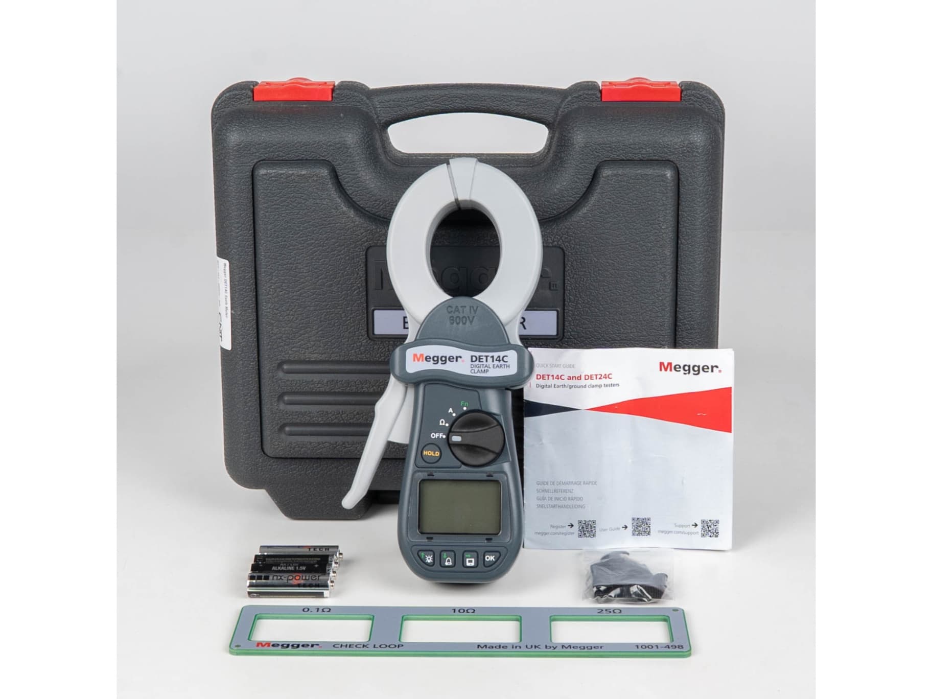 Megger DET14C Digital Earth Clamp-On Ground Resistance Meter for Rent Main Image