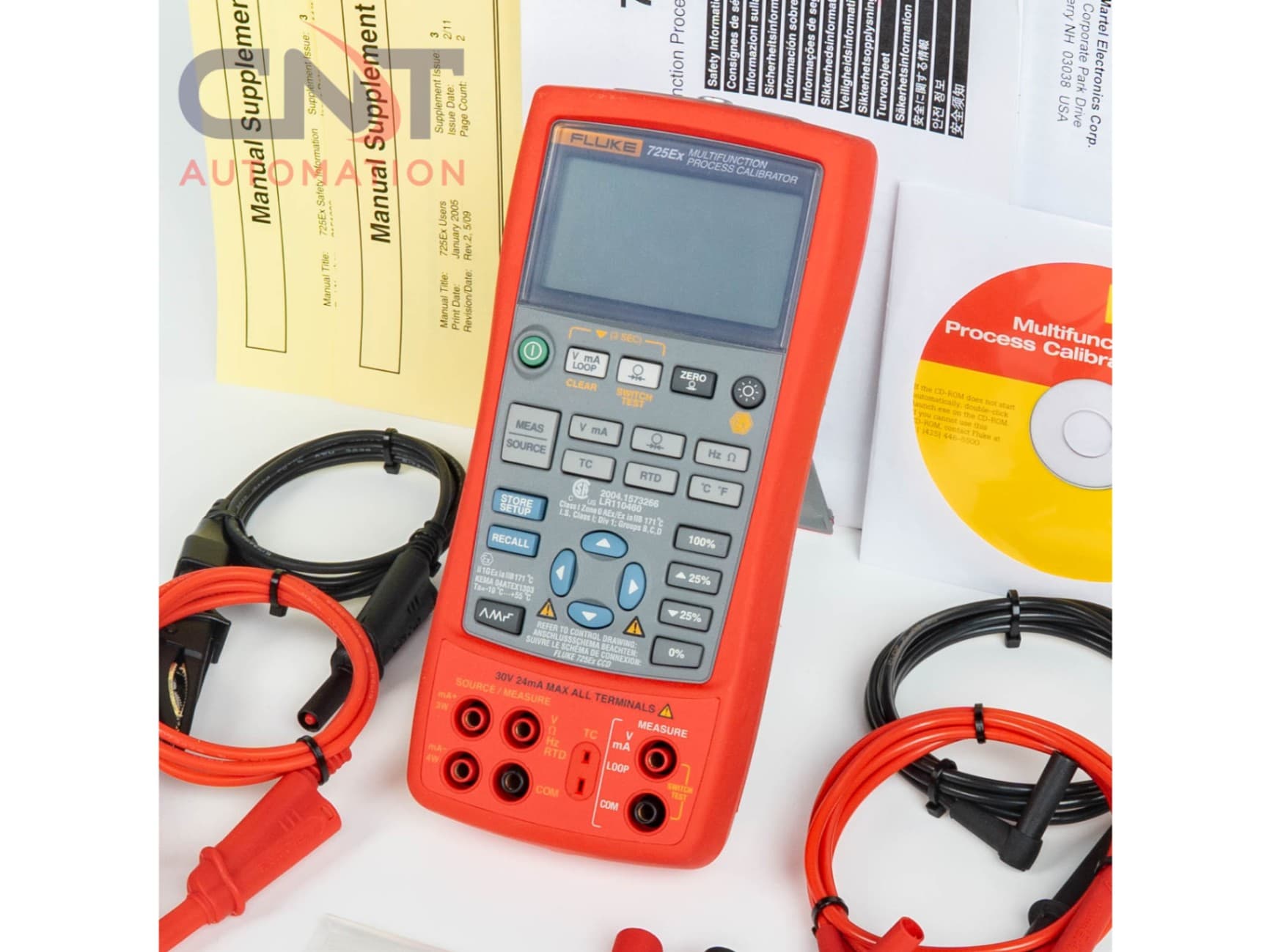 Fluke 725Ex Intrinsically Safe Multifunction Process Calibrator for Rent Second Image