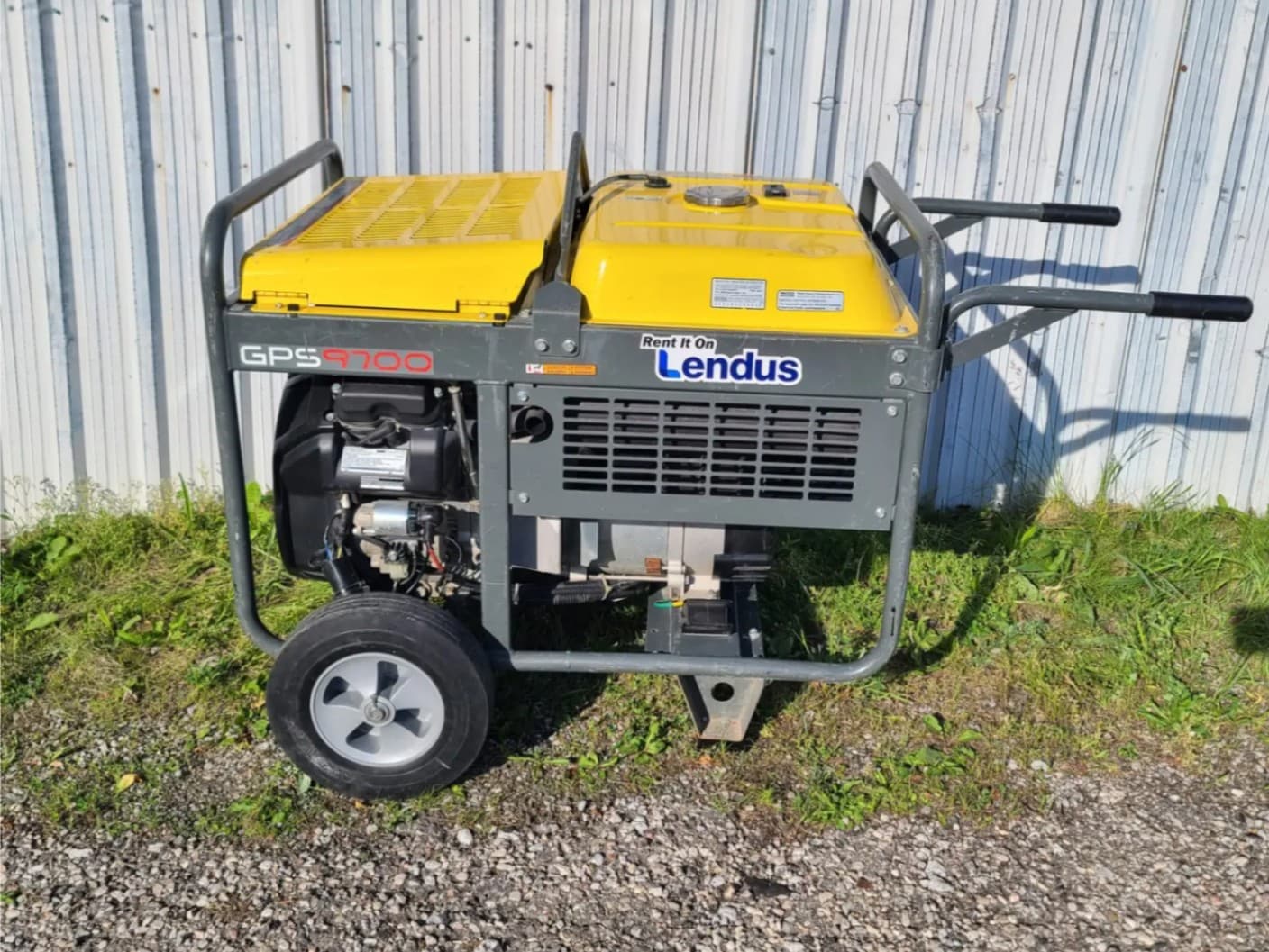 Wacker Neuson 9700W Portable Generator Model GPS9700A Electric Start Gasoline 9000W Continuous Second Image