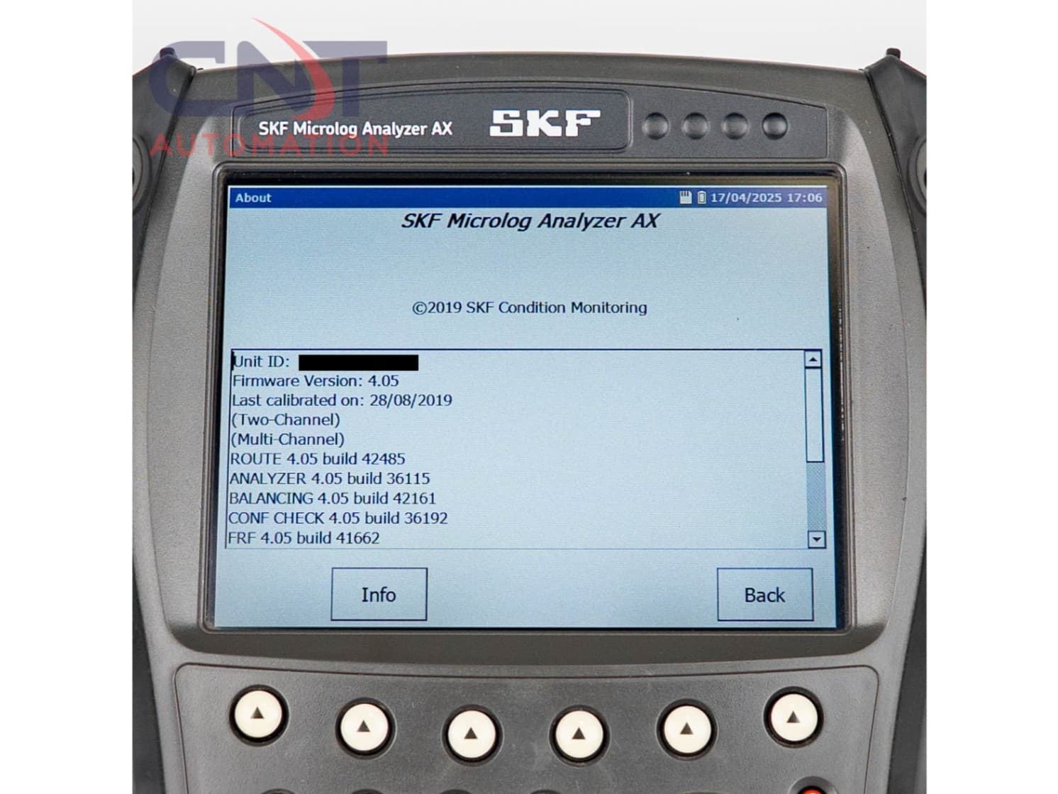 SKF Microlog Analyzer AX Series CMXA 80 Data Collector and Vibration Analyzer for Rent Third Image
