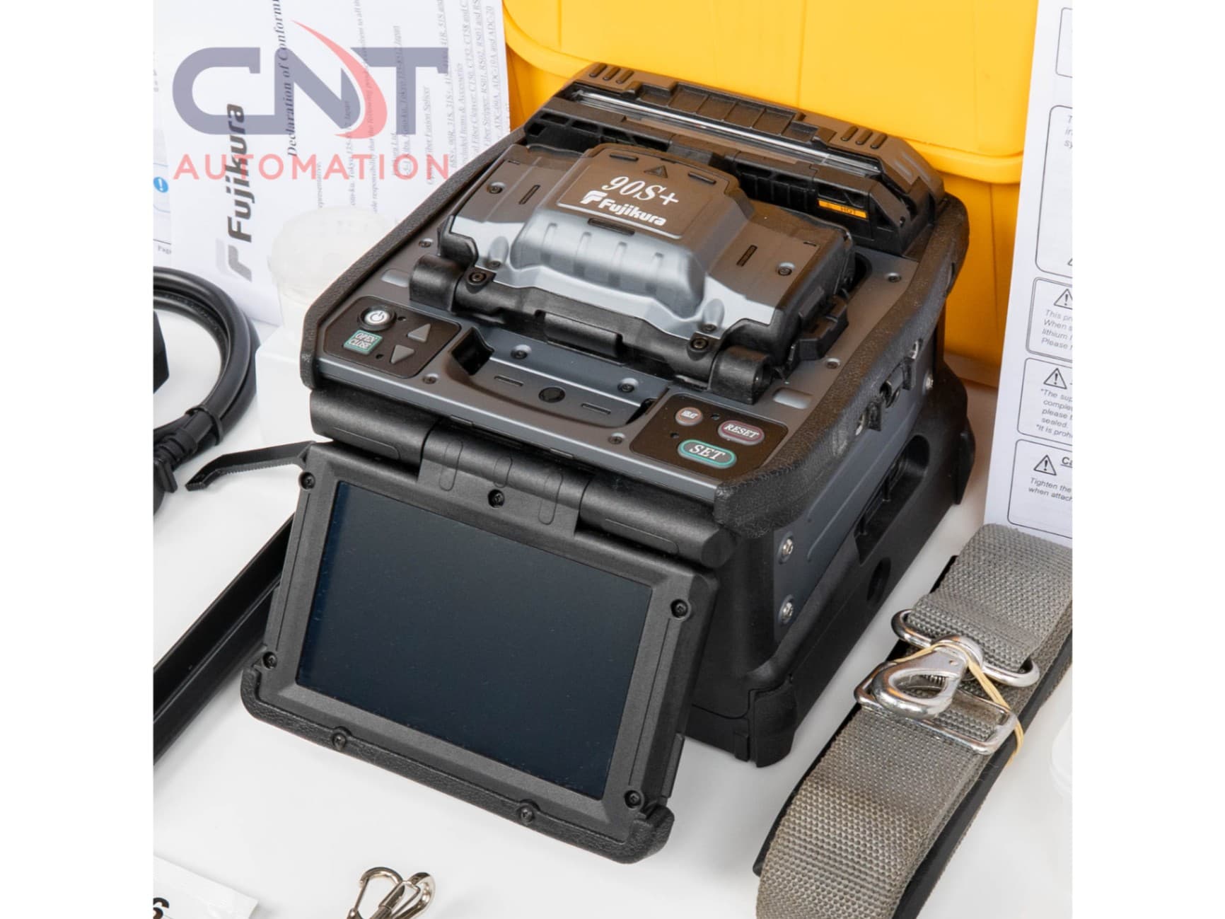 FOR RENT – AFL Fujikura 90S+ Core Alignment Fusion Splicer with CT-50 Cleaver Second Image