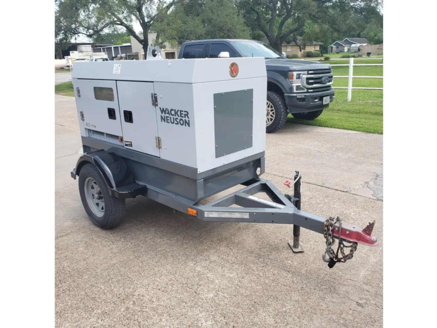 Wacker Neuson G25 Trailer Generator Second Image