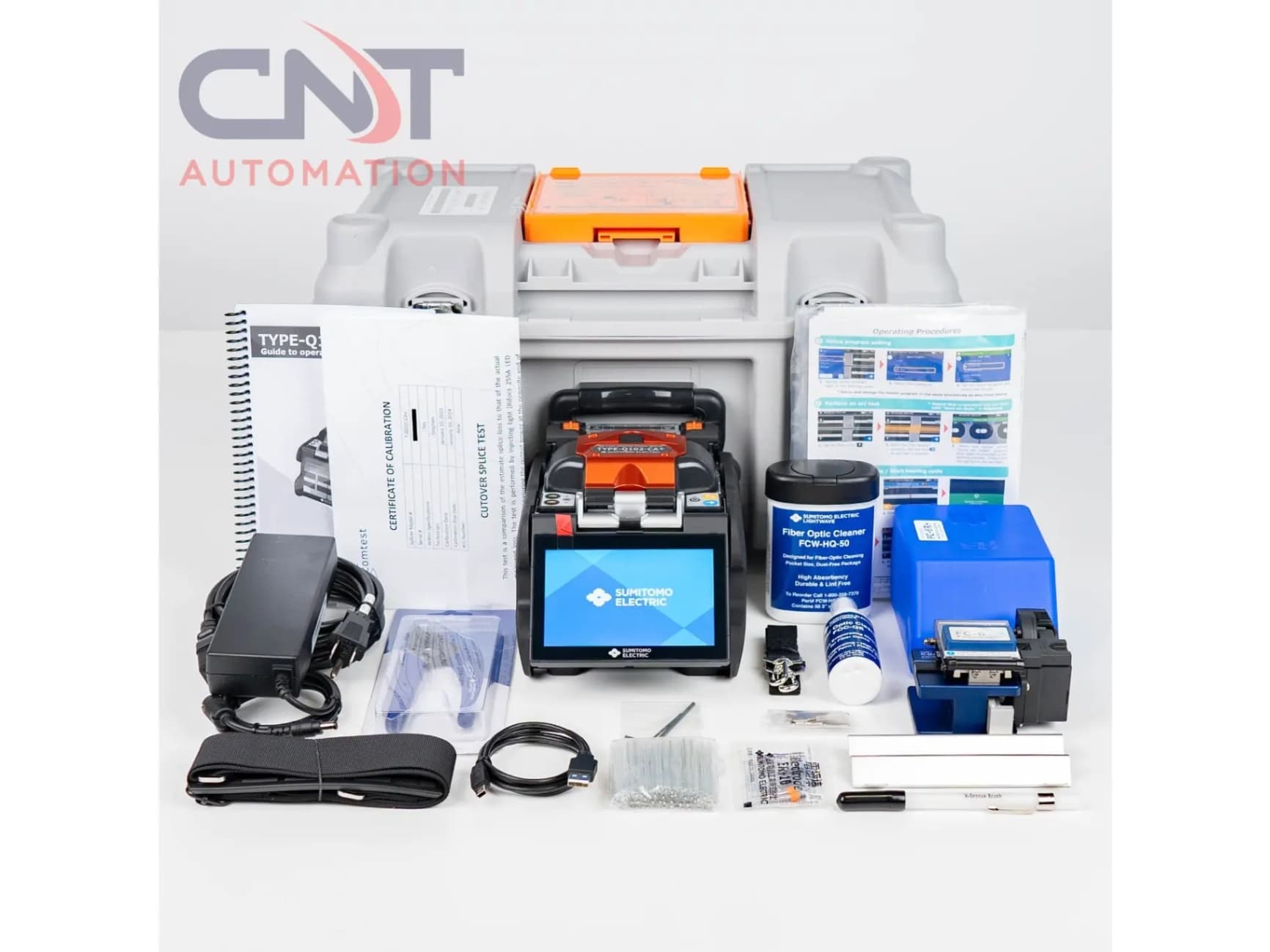 Sumitomo Type-Q102-CA High Quantum Core Alignment Fusion Splicer Kit for Rent Main Image